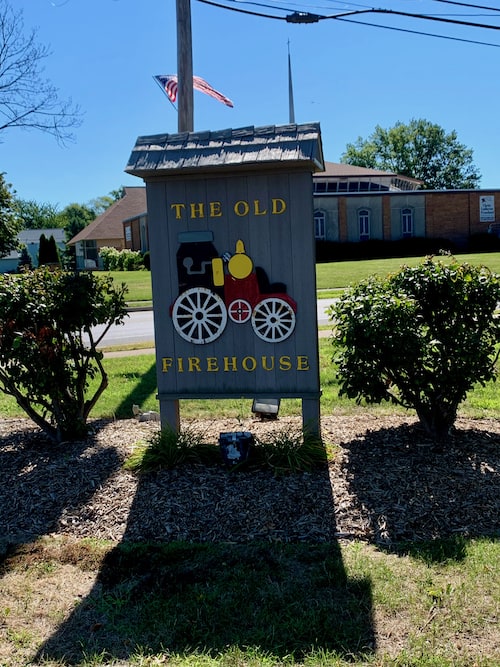 Avon Lake Old Firehouse Community Center sign 